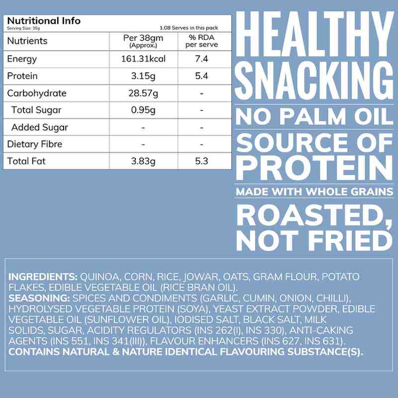 Dahi Papdi Chaat Quinoa Puffs | Source of Protein - Image 5