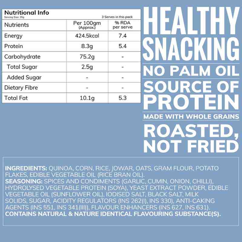 Dahi Papdi Chaat Quinoa Puffs | Source of Protein - Image 6