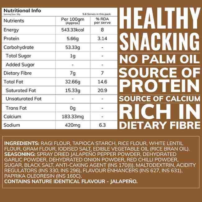Jalapeno Ragi Chips | Source of Calcium - Image 6