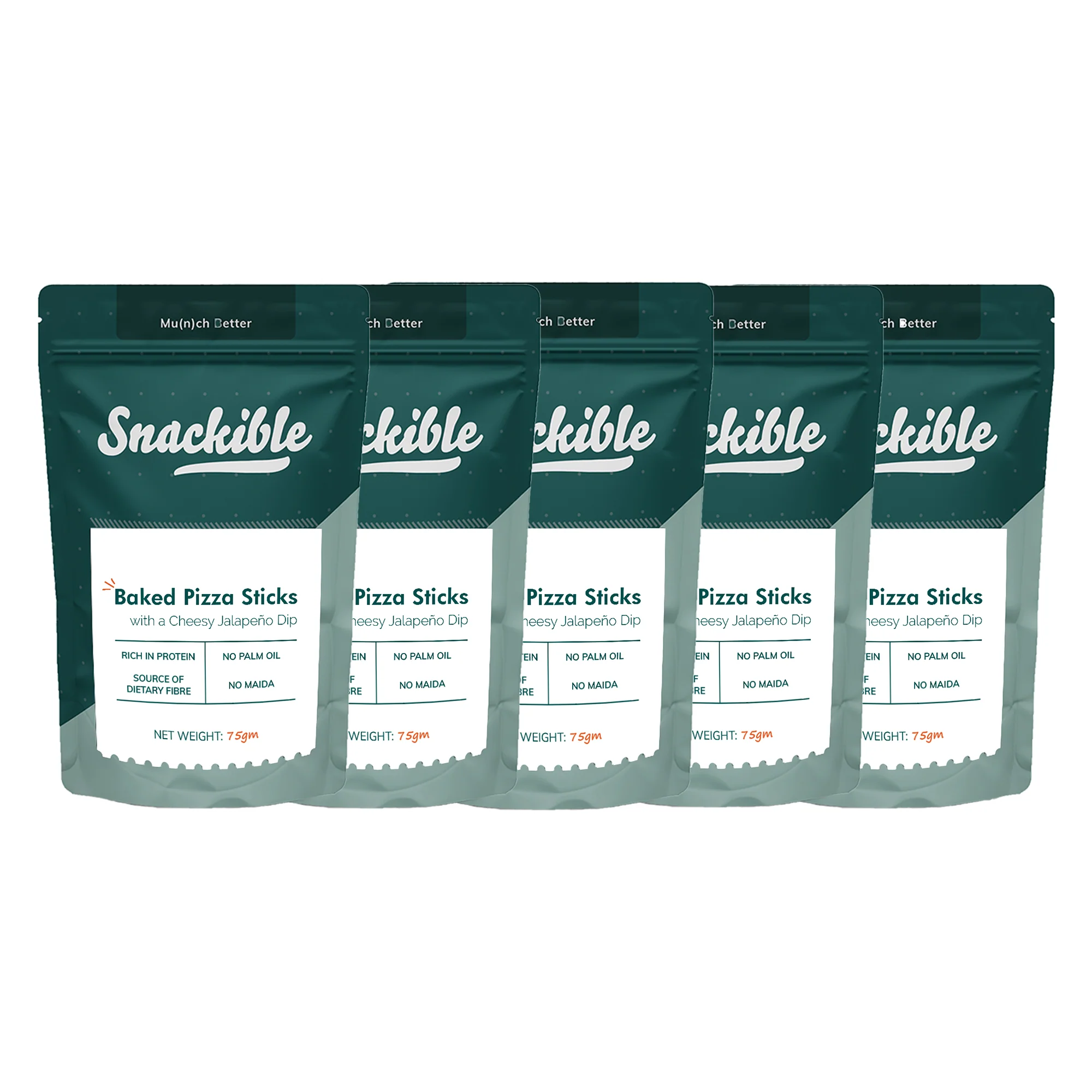 Joey’s Special Combo – 5 Packs of Baked Pizza Sticks with Cheesy Jalapeño Dip | Source of Dietary Fibre - Image 3