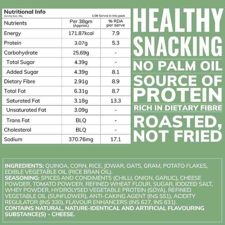 Flaming Hot Cheese Quinoa Puffs | Source of Protein - Image 5
