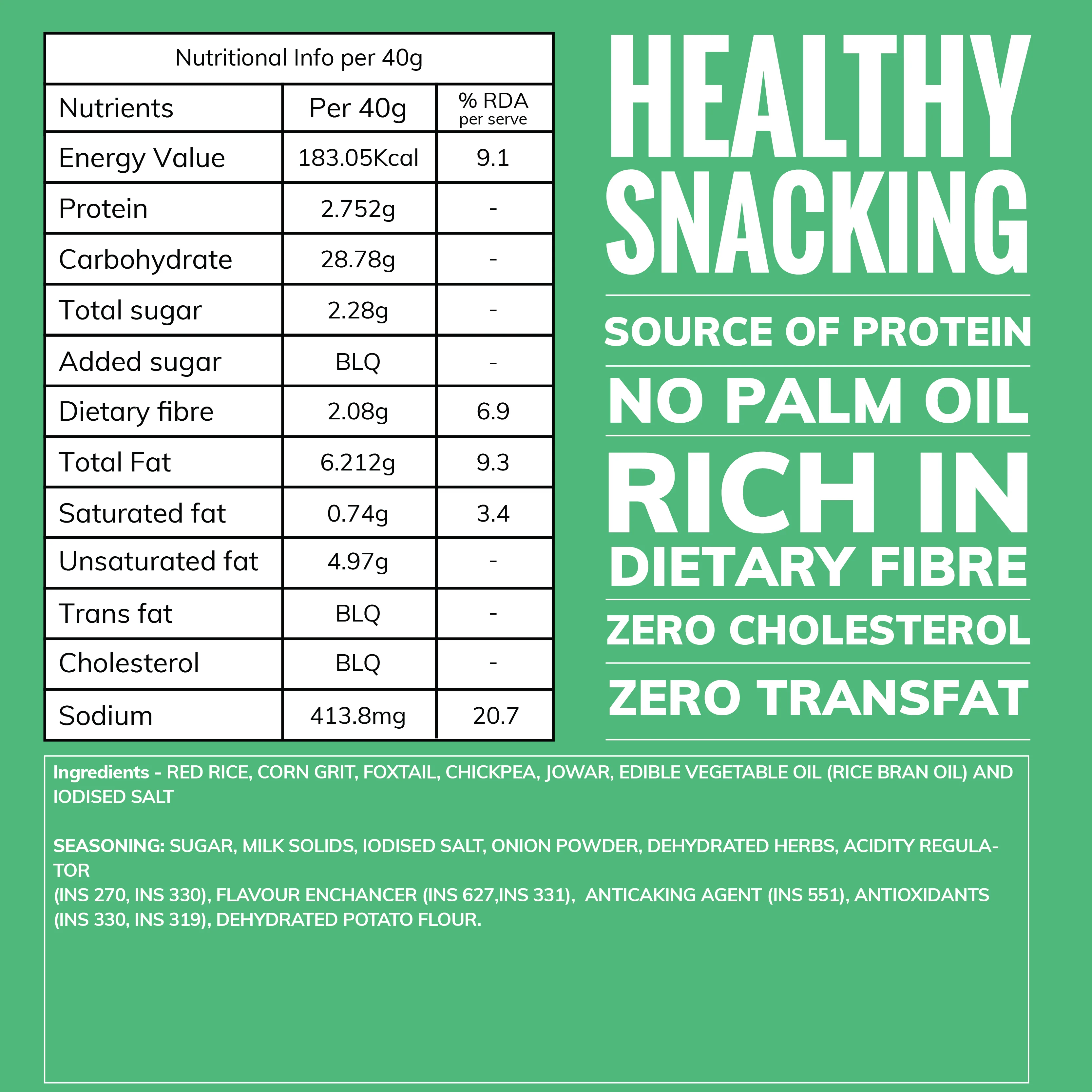 Sour Cream and Onion Multigrain Chips | Souce of Protein - Image 3