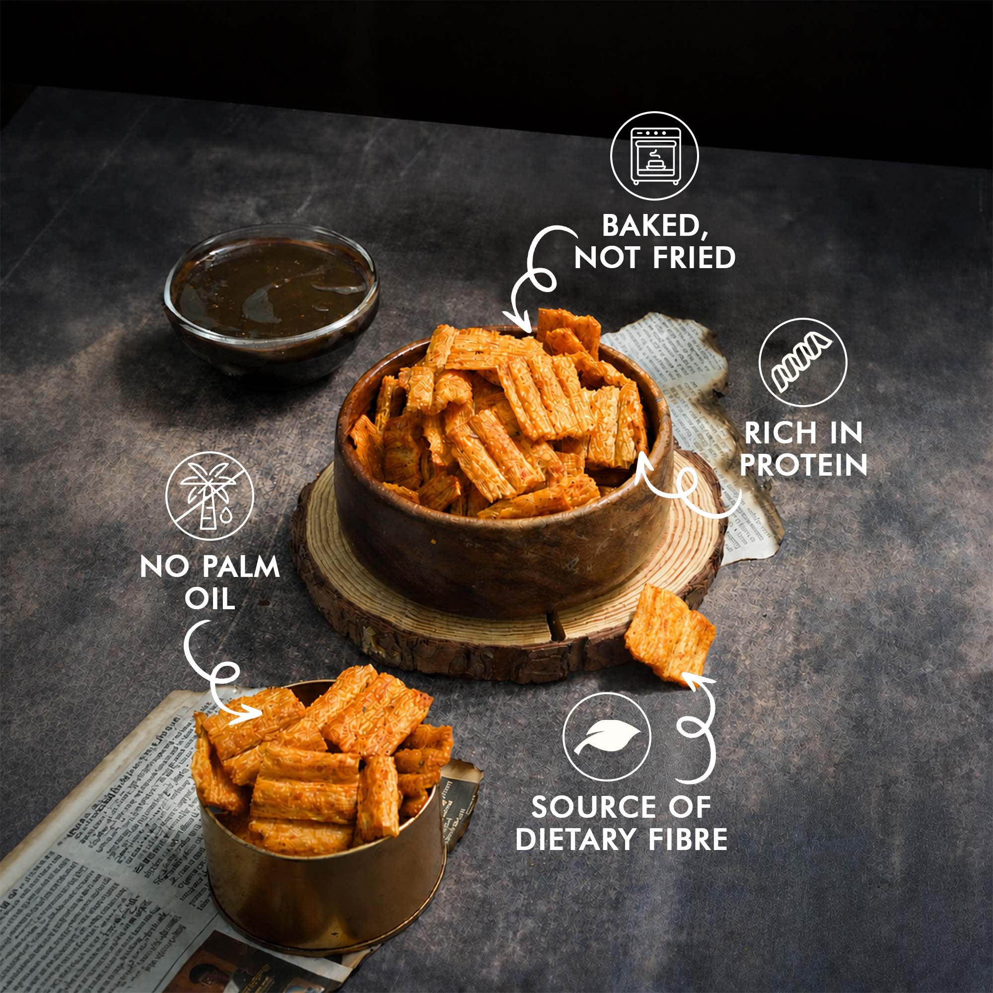 Smoky BBQ Multigrain Chips | 18% Protein per serve - Image 3