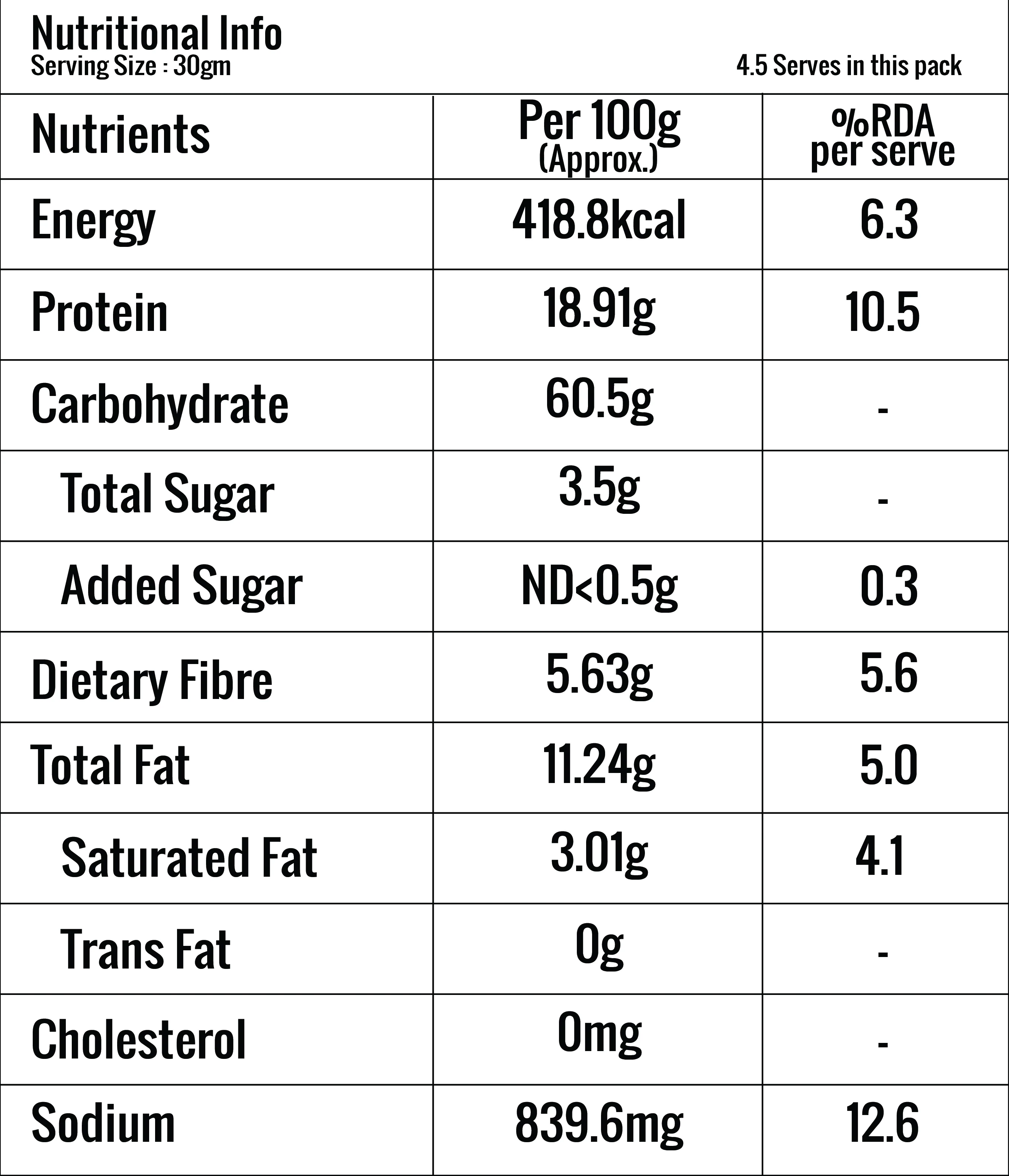 Smoky BBQ Multigrain Chips | 18% Protein per serve - Image 5