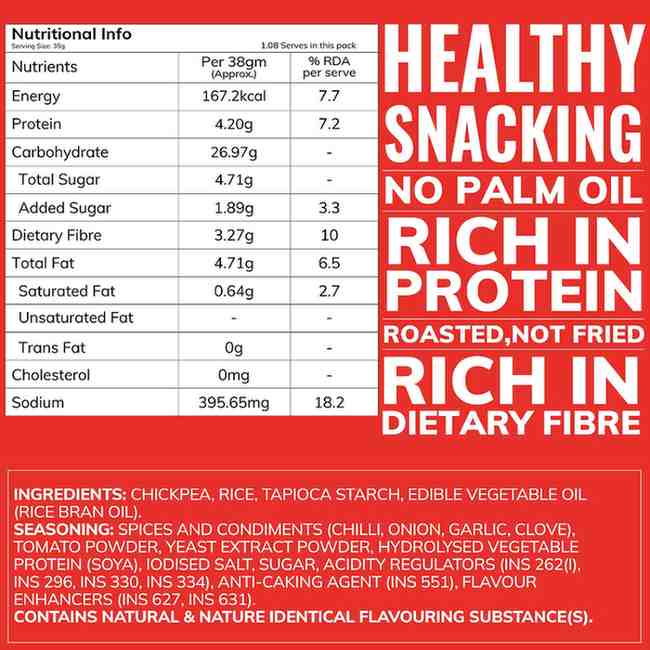 Tangy Tomato Chickpea Puffs | Rich in Protein - Image 5