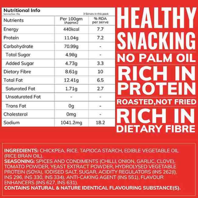 Tangy Tomato Chickpea Puffs | Rich in Protein - Image 6