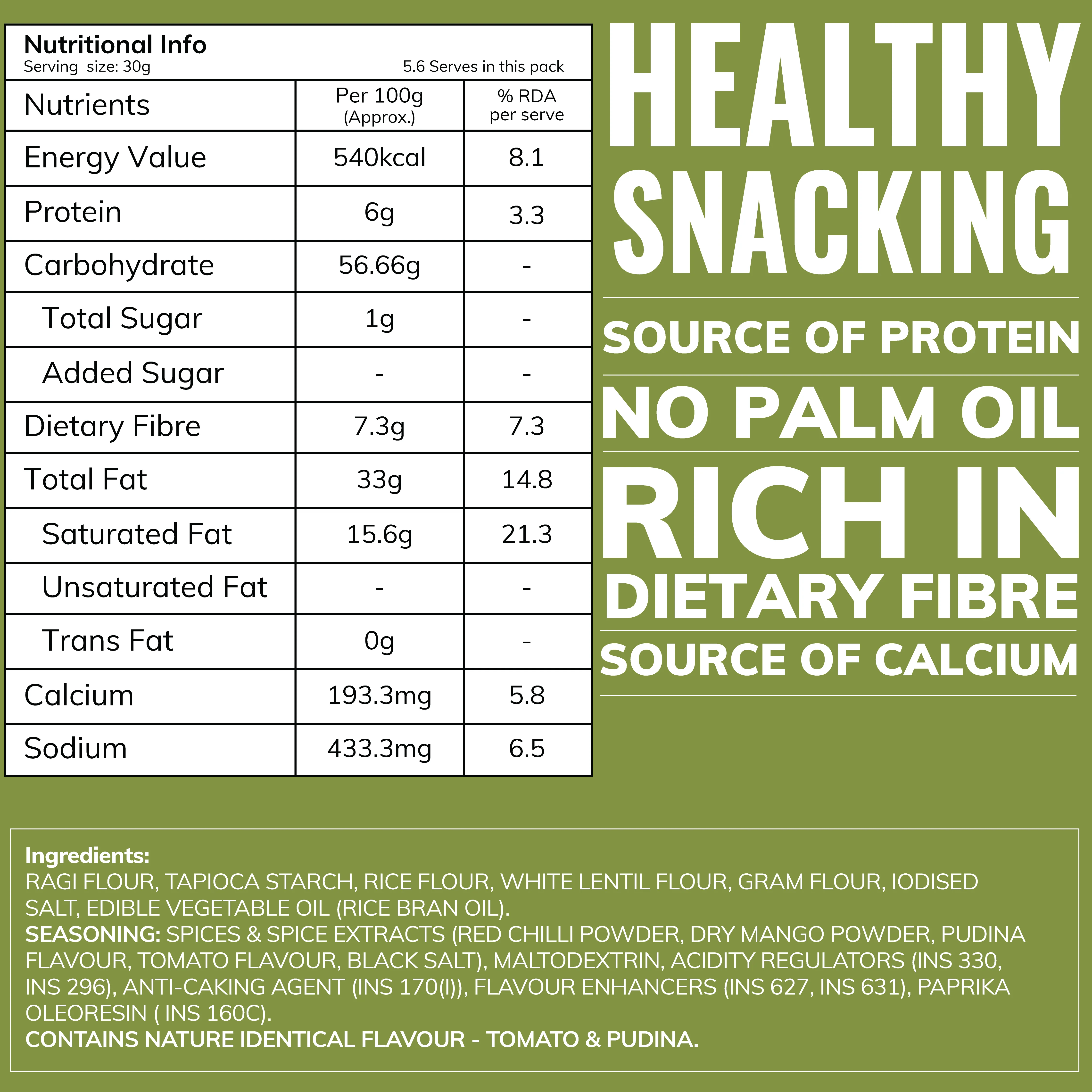 Desi Masala Ragi Chips | Source of Calcium - Image 5