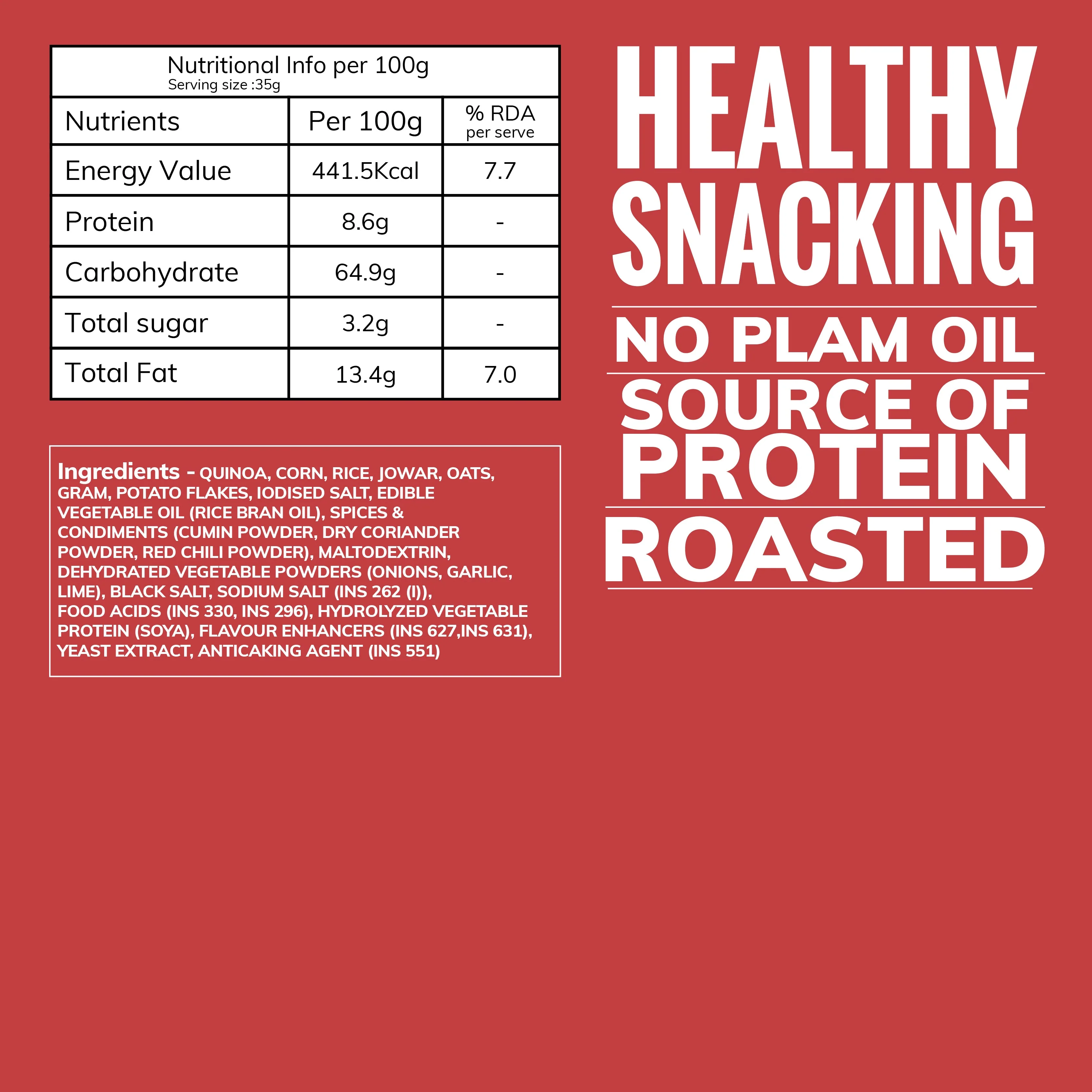 Sriracha Quinoa Puffs | Source of Protein - Image 3